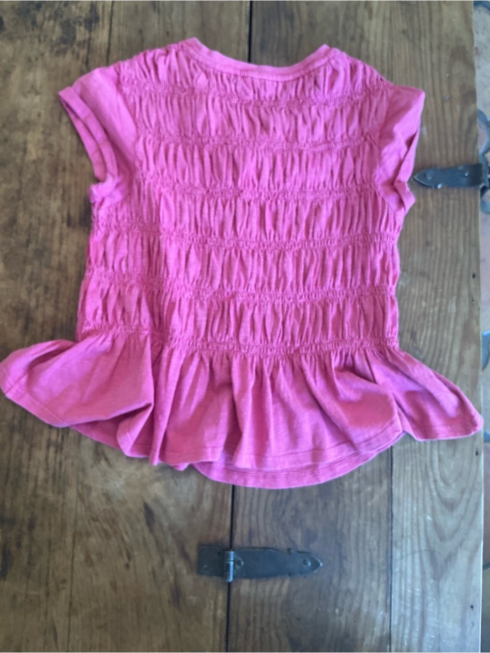 Pilcro Tabby ruched cap sleeved tee - Picture 7 of 7